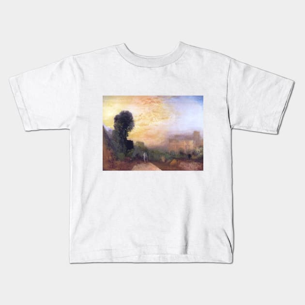 Arch of Constantine, Rome, 1835 Kids T-Shirt by Art_Attack